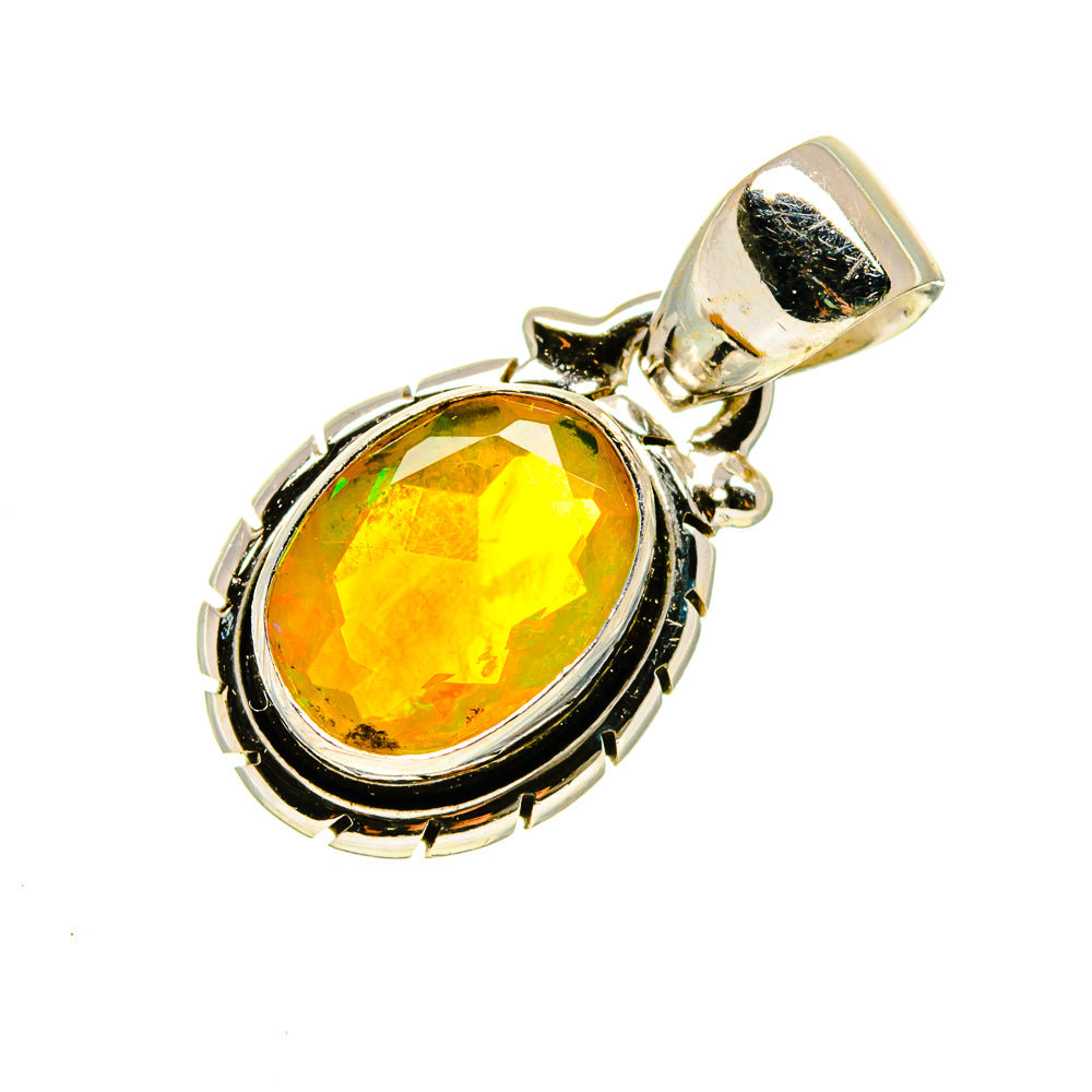 Ethiopian Opal Pendants handcrafted by Anasilvercos - PD747810