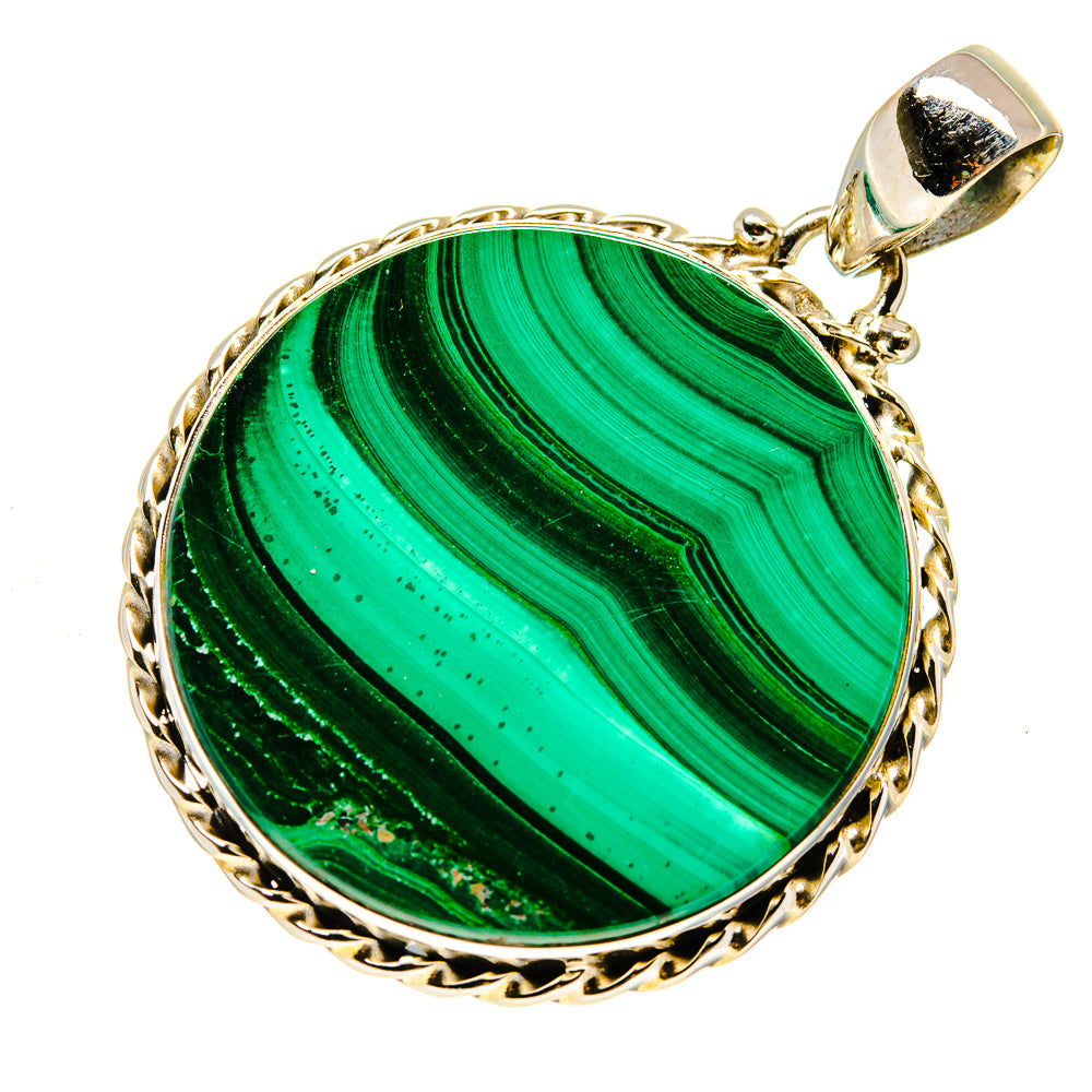 Malachite Pendants handcrafted by Anasilvercos - PD747905