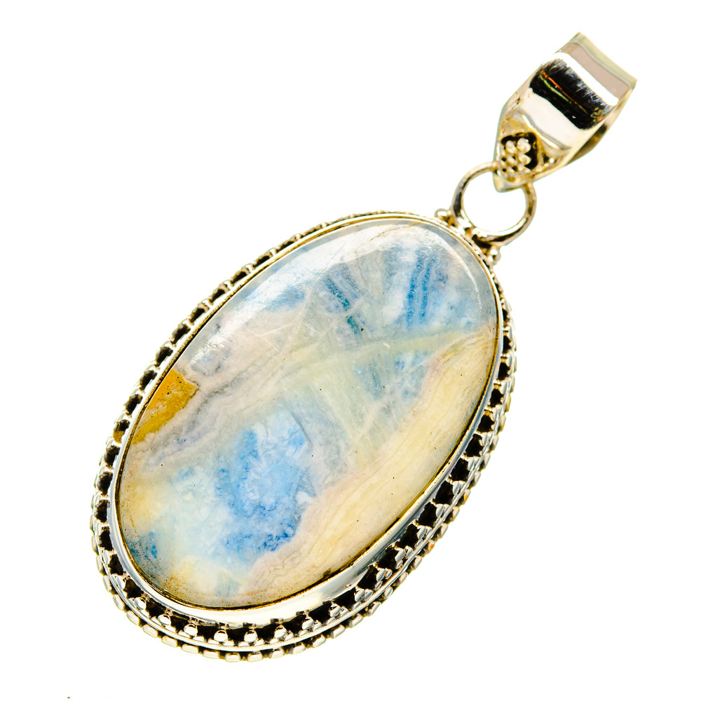 Blue Scheelite Pendants handcrafted by Anasilvercos - PD747982