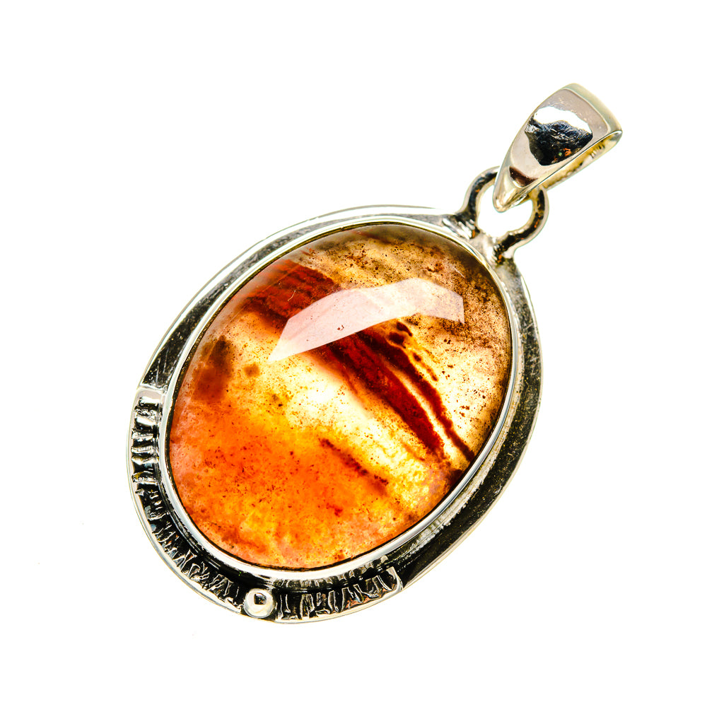 Red Agate Pendants handcrafted by Anasilvercos - PD748032