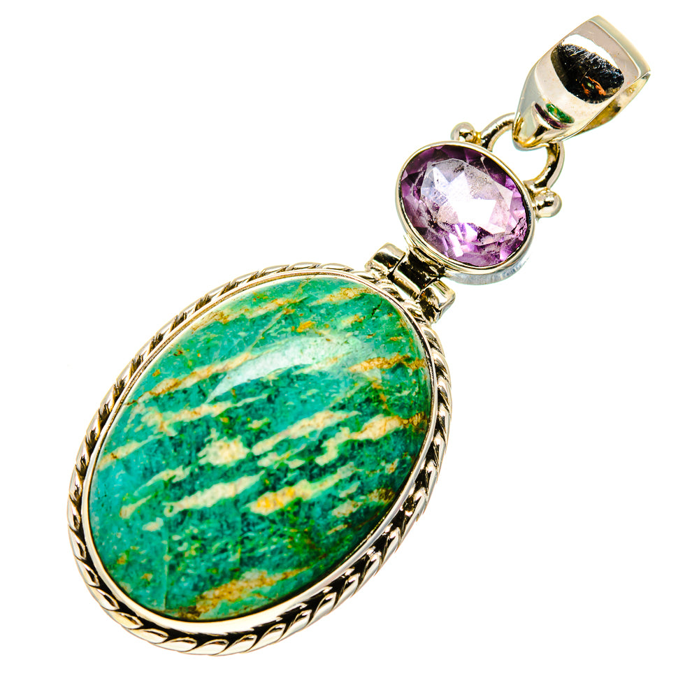 Amazonite Pendants handcrafted by Anasilvercos - PD748095