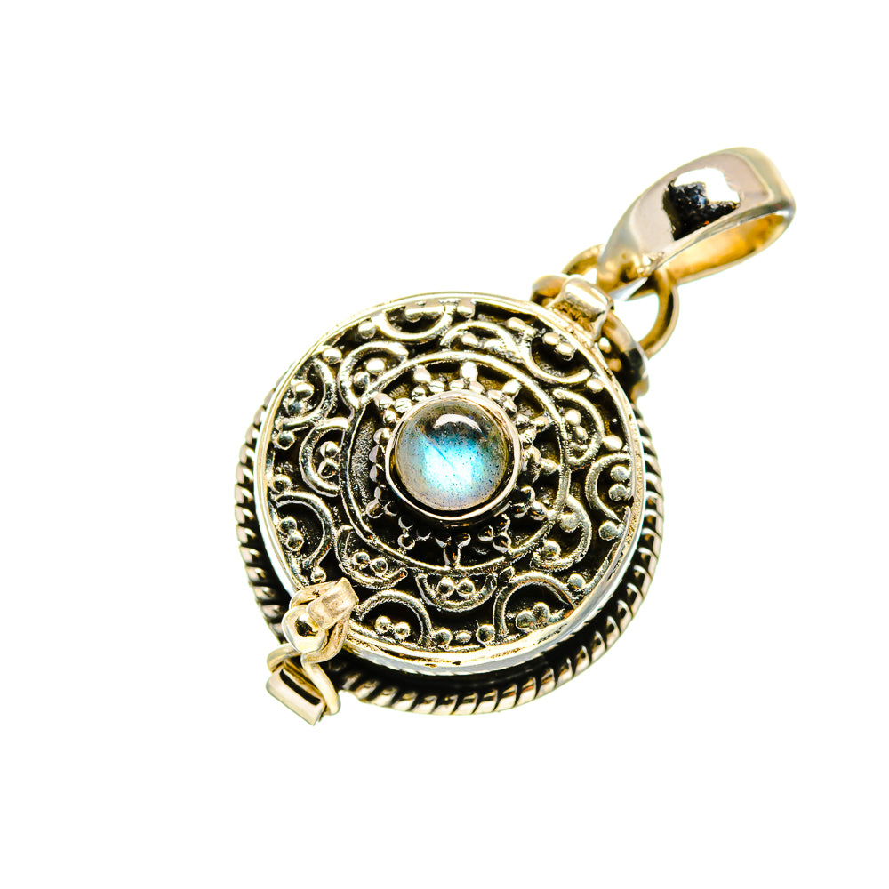 Rainbow Moonstone Pendants handcrafted by Anasilvercos - PD748192