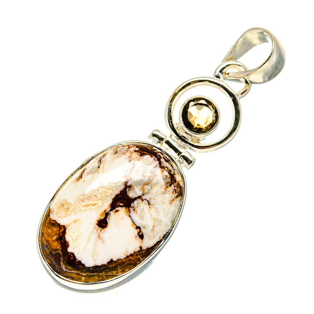 Peanut Wood Jasper Pendants handcrafted by Anasilvercos - PD748231