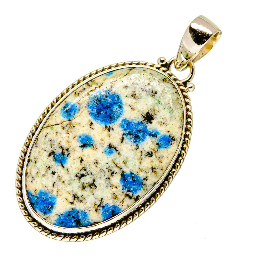 K2 Blue Azurite Pendants handcrafted by Anasilvercos - PD748258