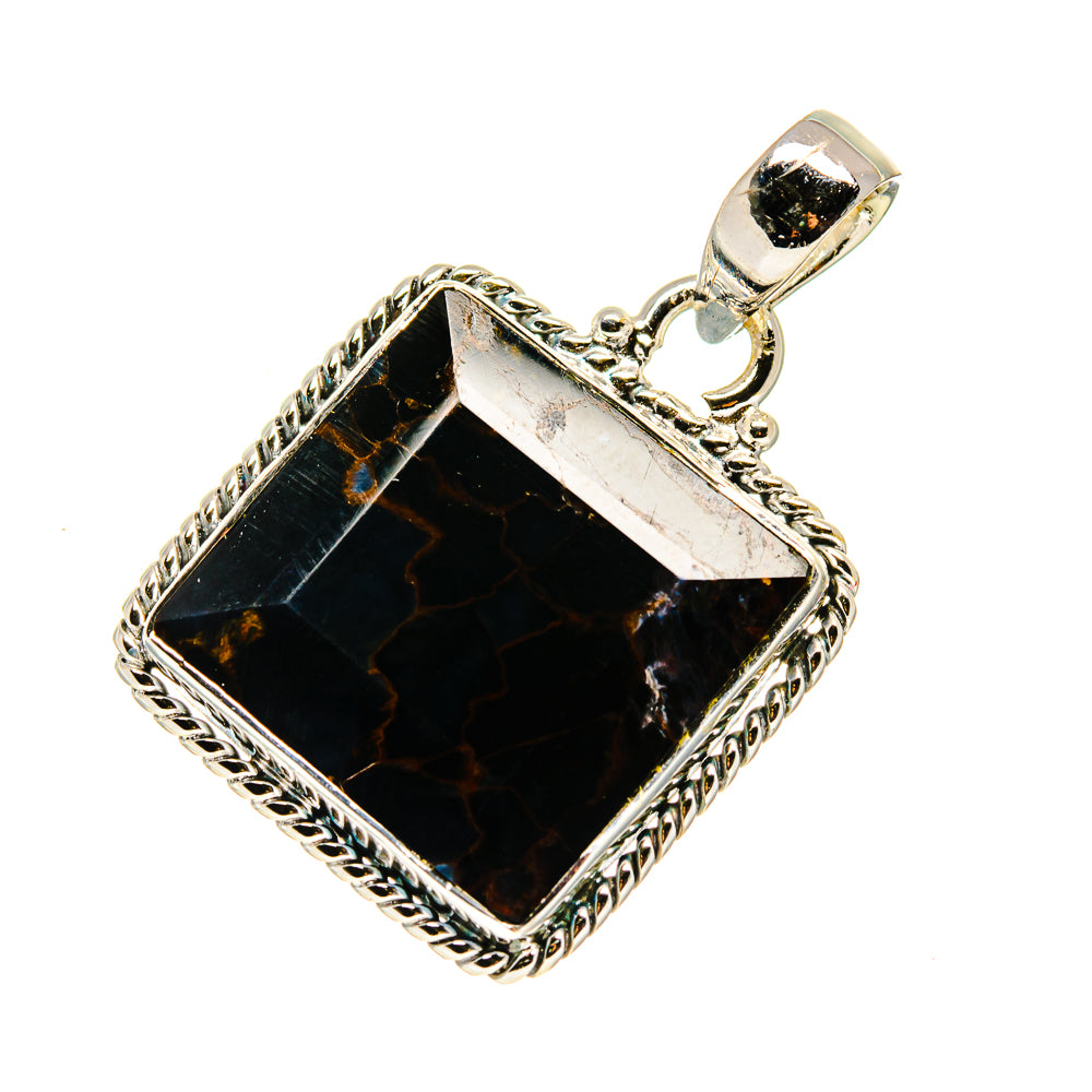 Golden Pietersite Pendants handcrafted by Anasilvercos - PD748269