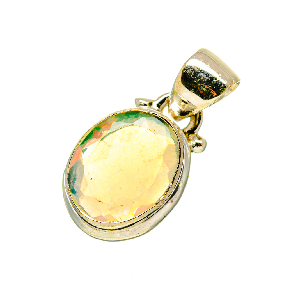 Ethiopian Opal Pendants handcrafted by Anasilvercos - PD748316