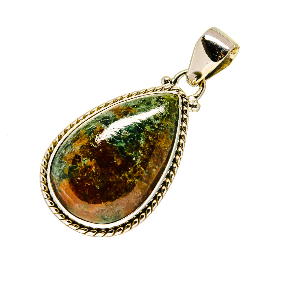 Grass Garnet Pendants handcrafted by Anasilvercos - PD748324