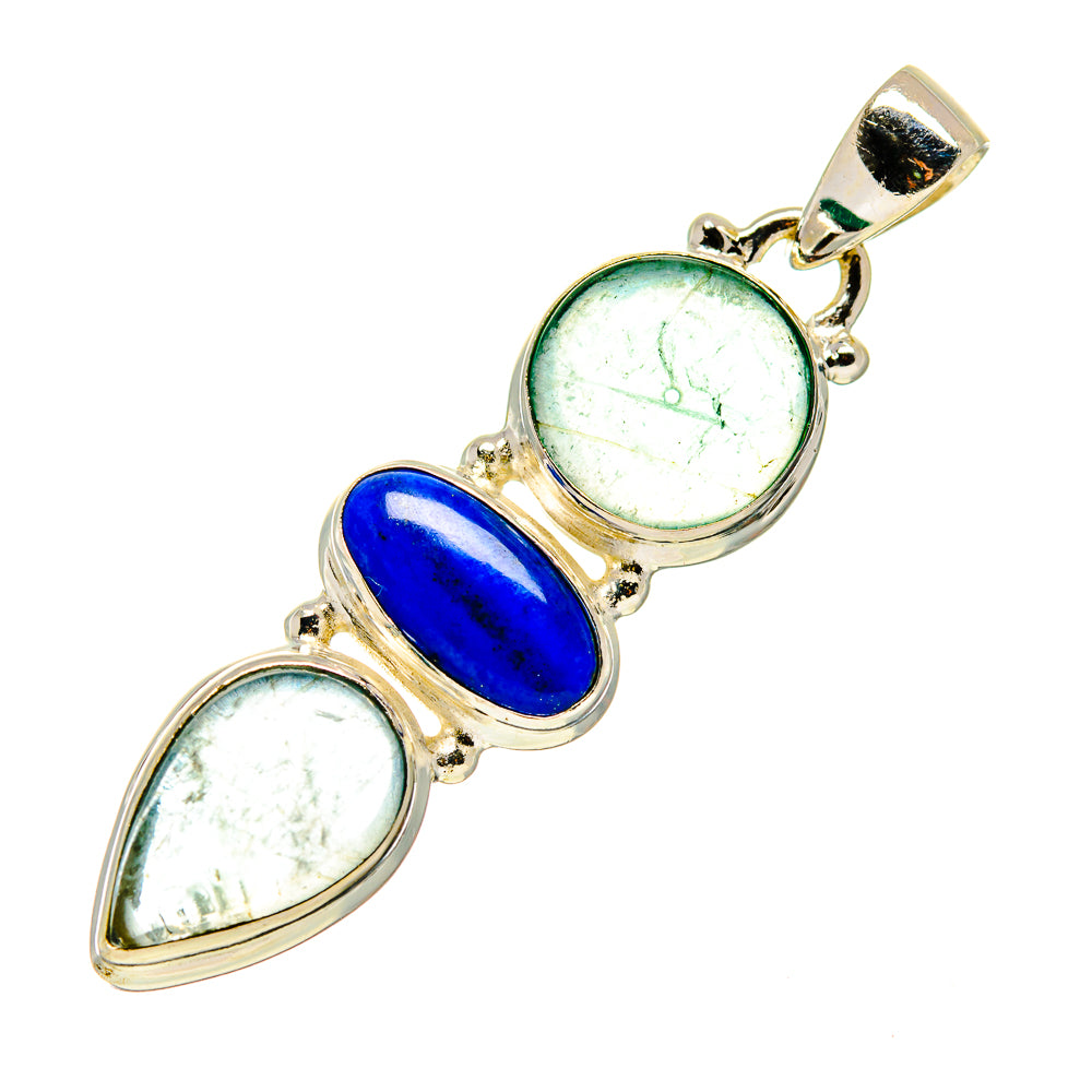 Lapis Lazuli Pendants handcrafted by Anasilvercos - PD748395