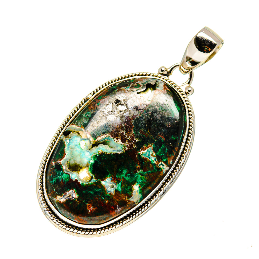 Chrysocolla Pendants handcrafted by Anasilvercos - PD748428