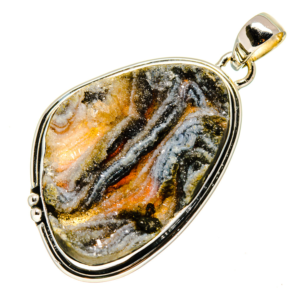 Desert Druzy Pendants handcrafted by Anasilvercos - PD748443
