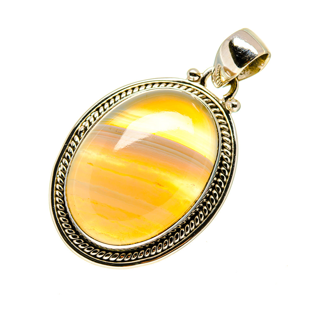 Botswana Agate Pendants handcrafted by Anasilvercos - PD748450 - Photo 2