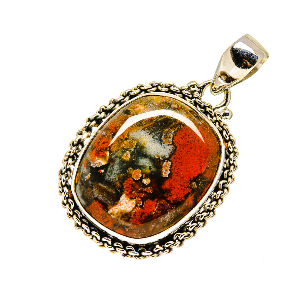 Red Jasper Pendants handcrafted by Anasilvercos - PD748474