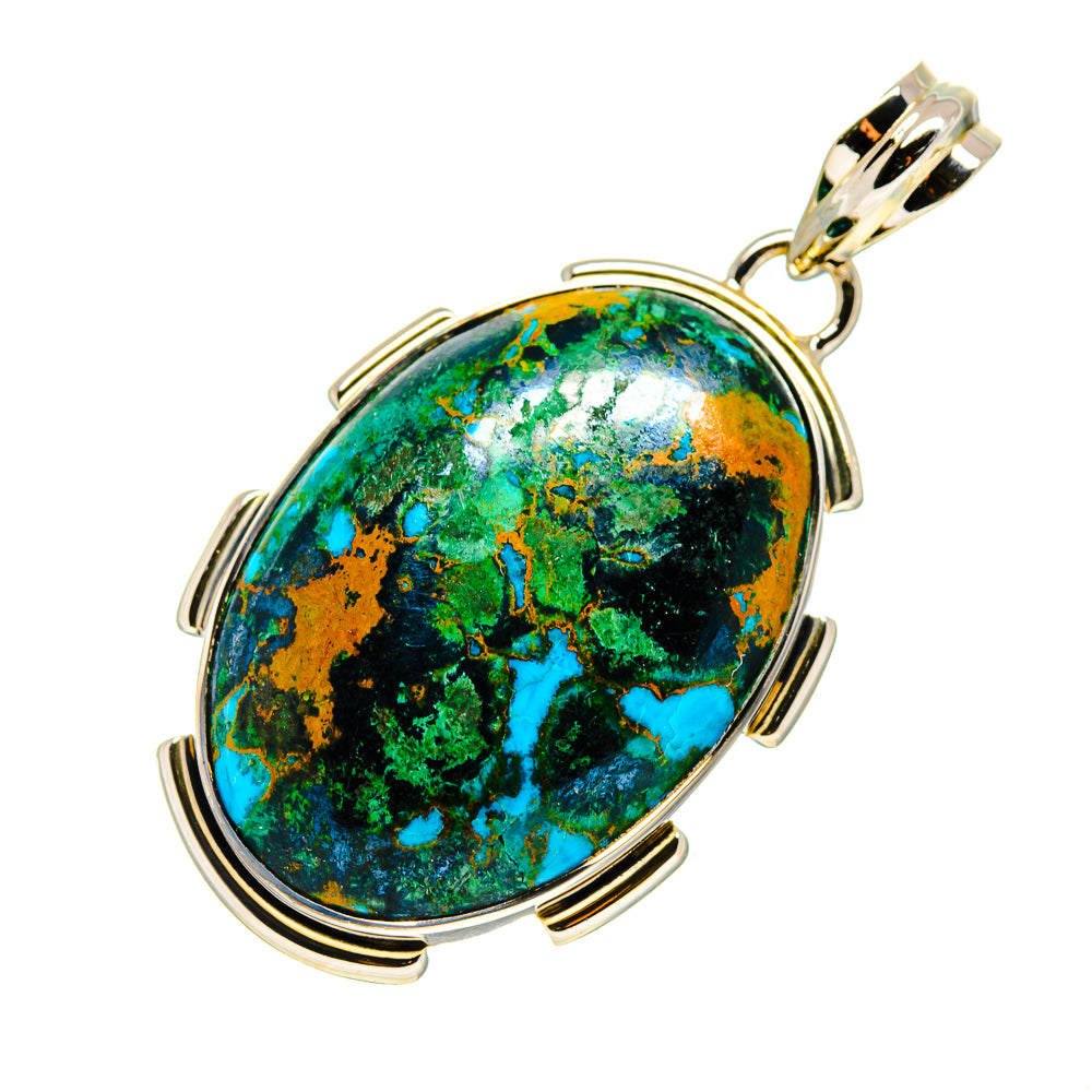 Chrysocolla Pendants handcrafted by Anasilvercos - PD748475