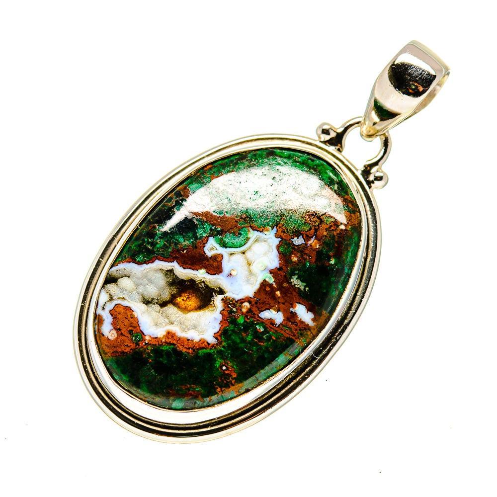 Chrysocolla Pendants handcrafted by Anasilvercos - PD748480