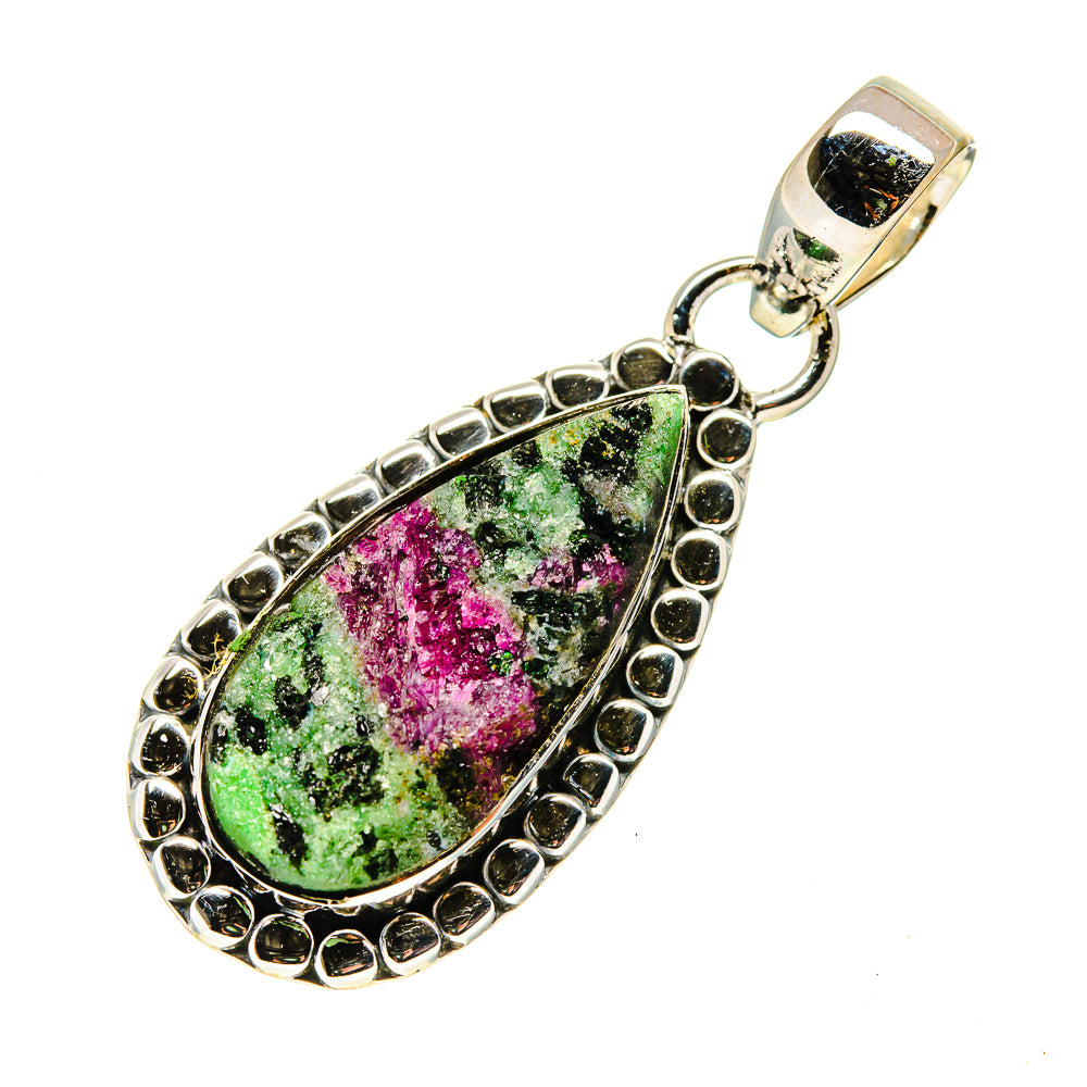 Ruby Zoisite Pendants handcrafted by Anasilvercos - PD748508