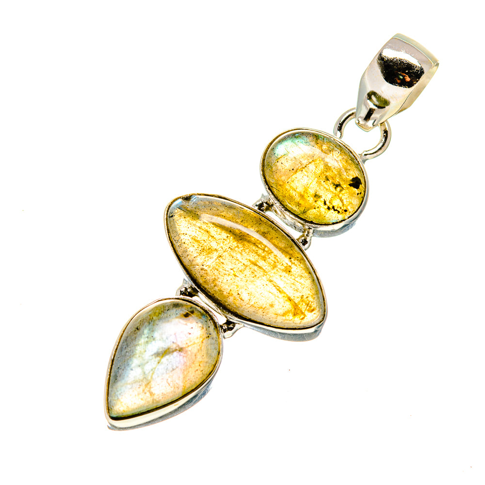Labradorite Pendants handcrafted by Anasilvercos - PD748523