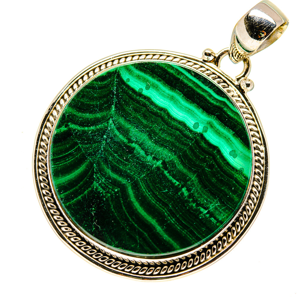 Malachite Pendants handcrafted by Anasilvercos - PD748564