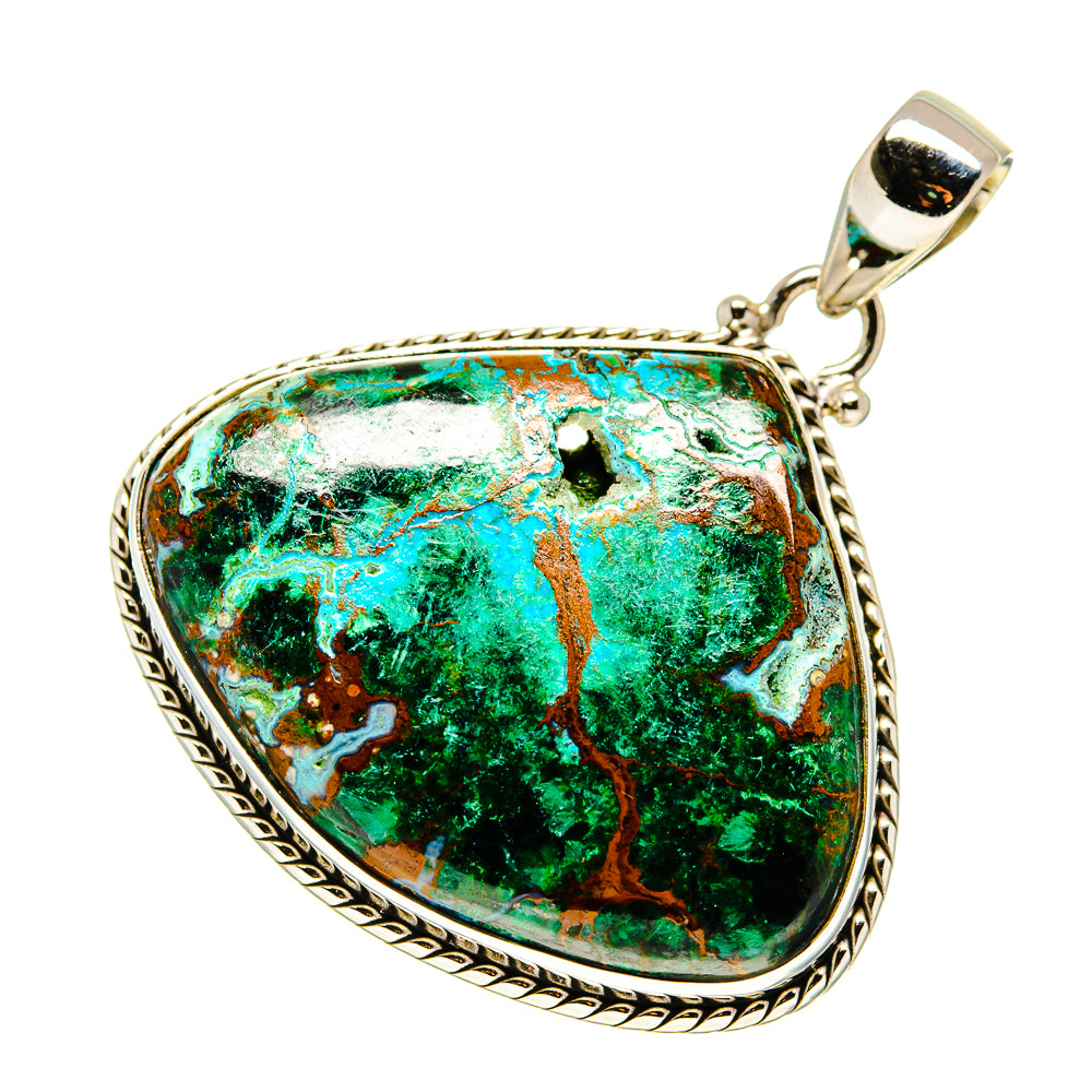 Chrysocolla Pendants handcrafted by Anasilvercos - PD748565