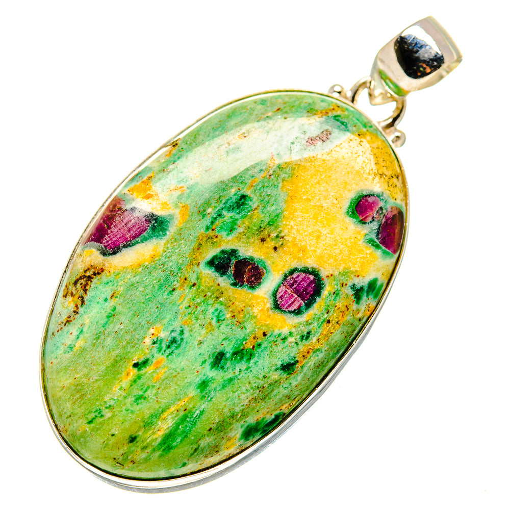 Ruby Fuchsite Pendants handcrafted by Anasilvercos - PD748571