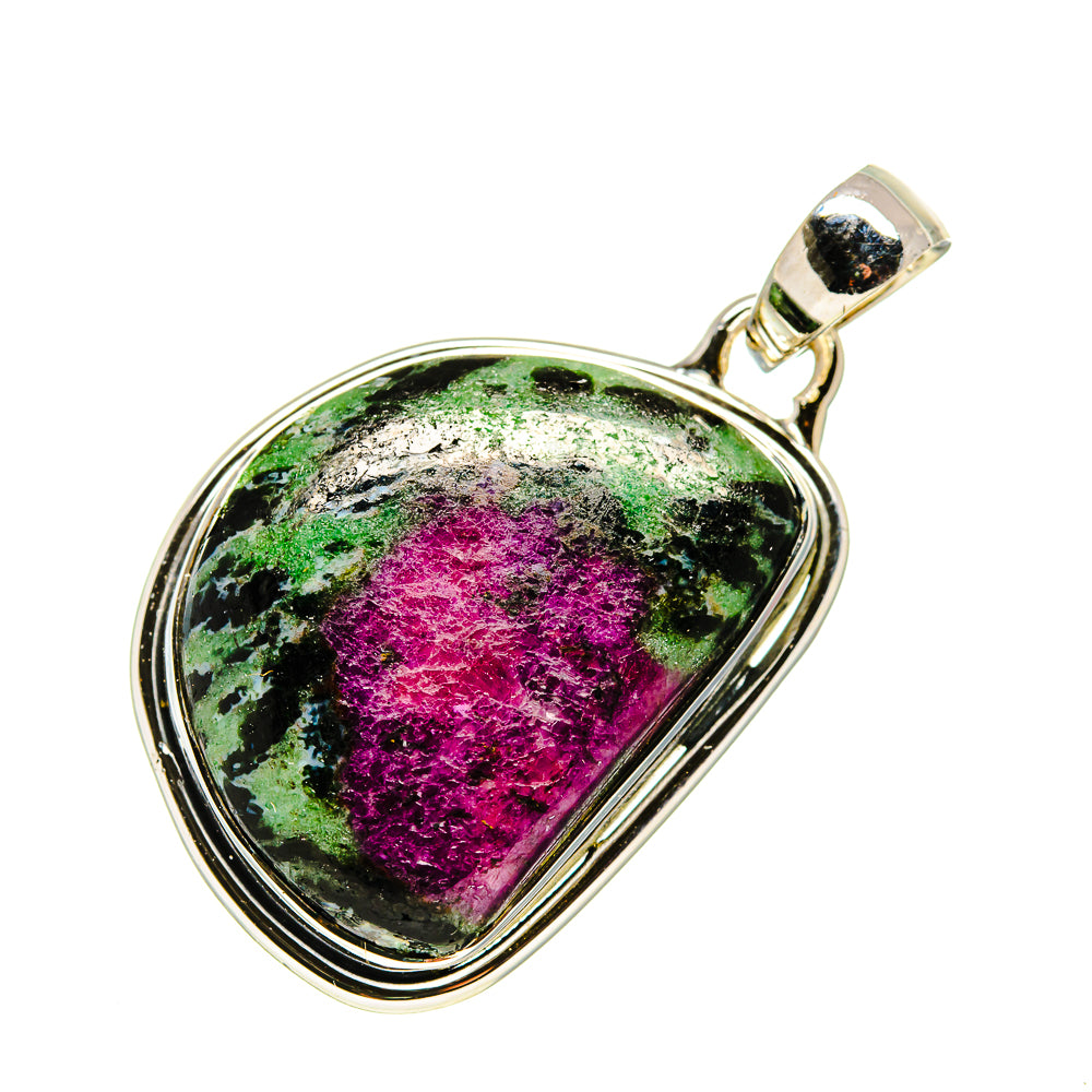 Ruby Zoisite Pendants handcrafted by Anasilvercos - PD748591