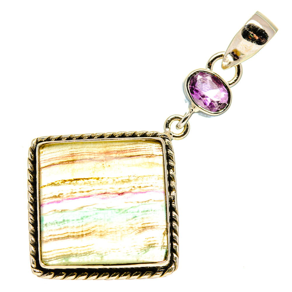 Fluorite Pendants handcrafted by Anasilvercos - PD748606