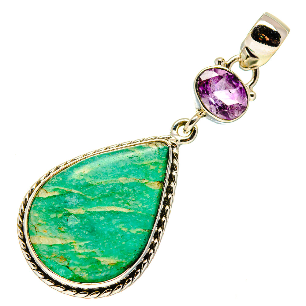 Amazonite Pendants handcrafted by Anasilvercos - PD748608