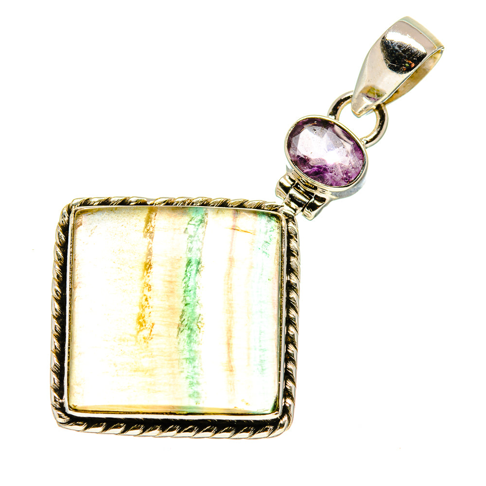 Fluorite Pendants handcrafted by Anasilvercos - PD748615
