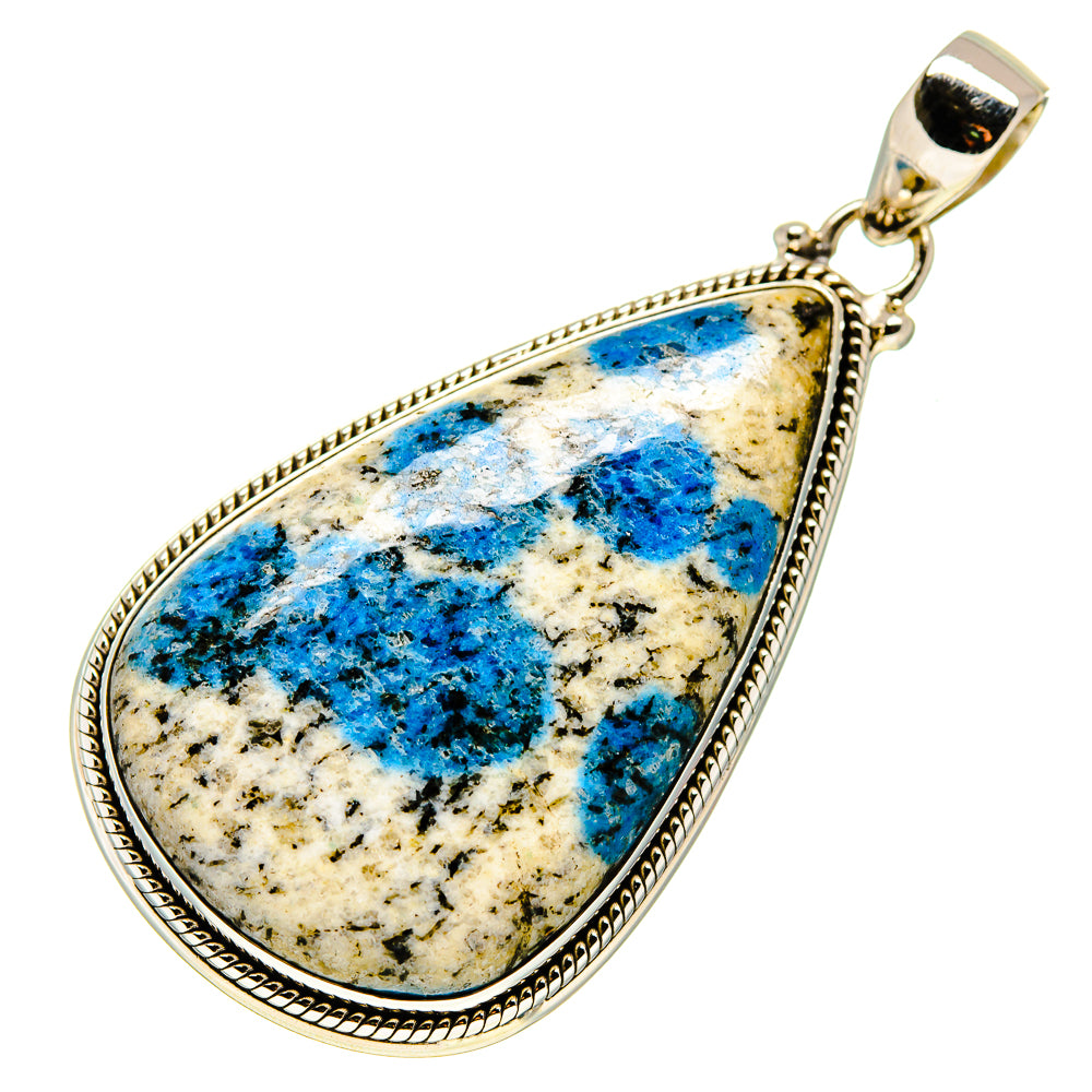 K2 Blue Azurite Pendants handcrafted by Anasilvercos - PD748650