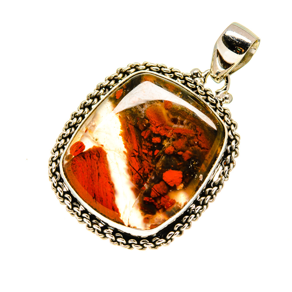 Red Jasper Pendants handcrafted by Anasilvercos - PD748655