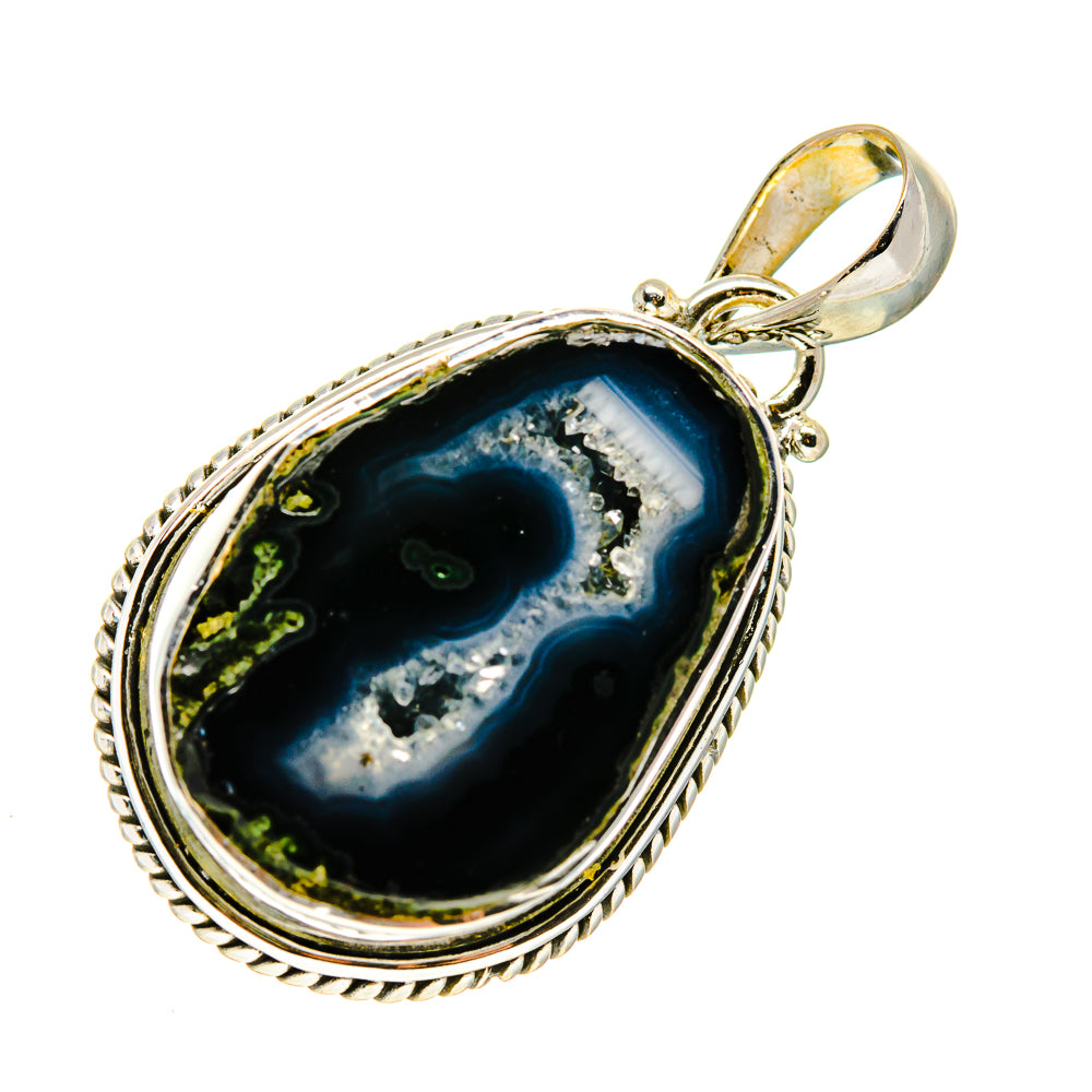 Coconut Druzy Geode Pendants handcrafted by Anasilvercos - PD748692