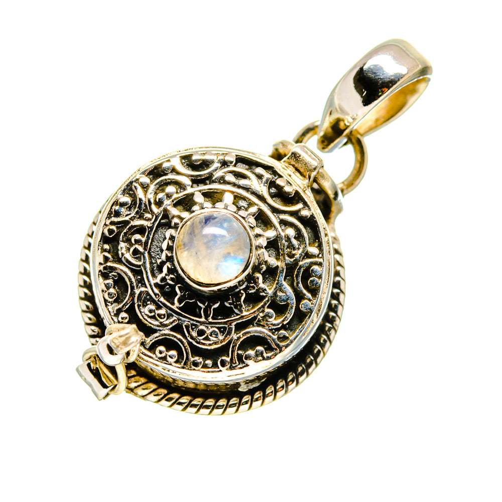 Rainbow Moonstone Pendants handcrafted by Anasilvercos - PD748706
