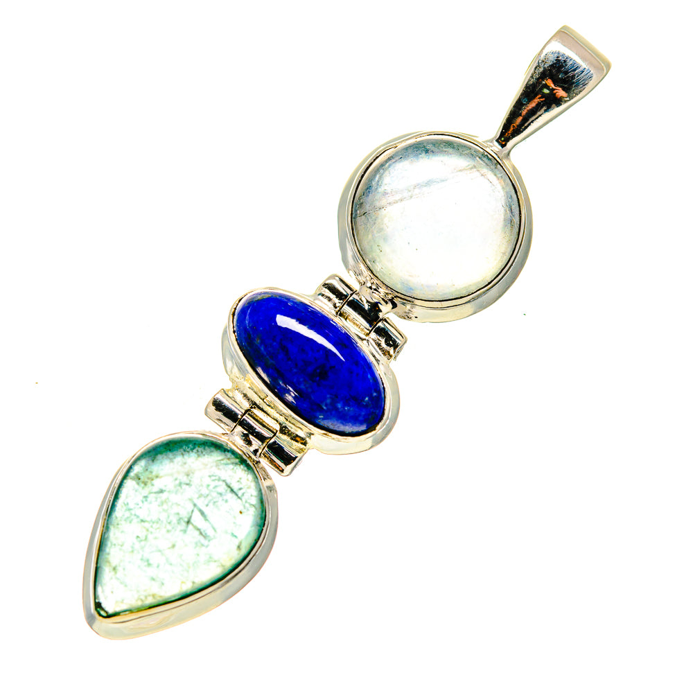 Green Fluorite Pendants handcrafted by Anasilvercos - PD748722