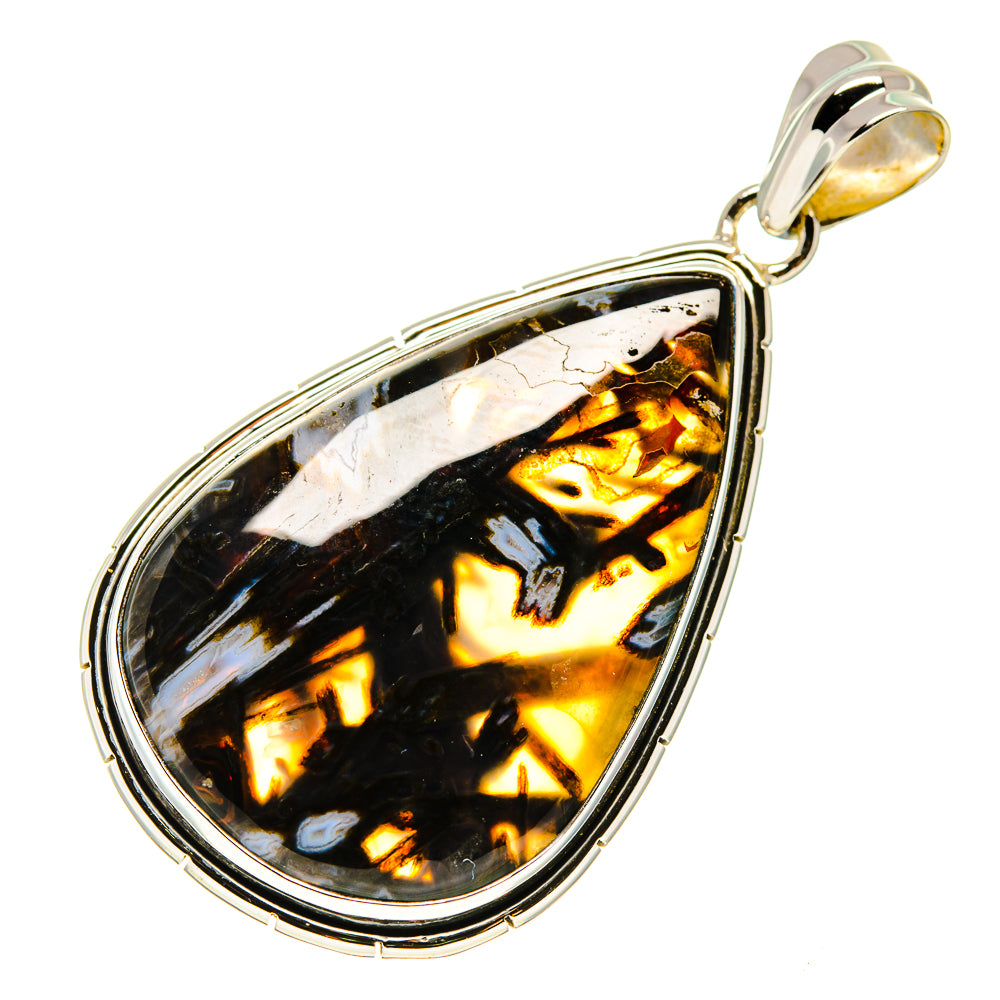 Turkish Tube Agate Pendants handcrafted by Anasilvercos - PD748725