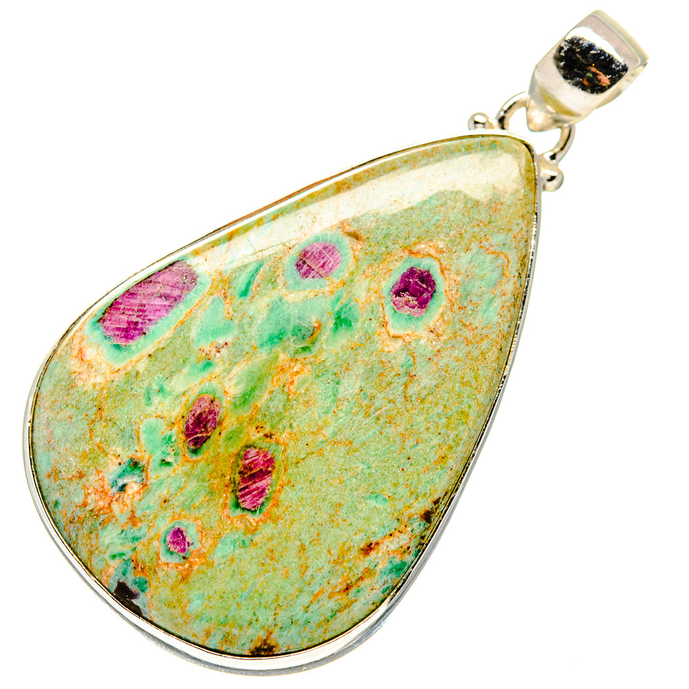Ruby Fuchsite Pendants handcrafted by Anasilvercos - PD748733