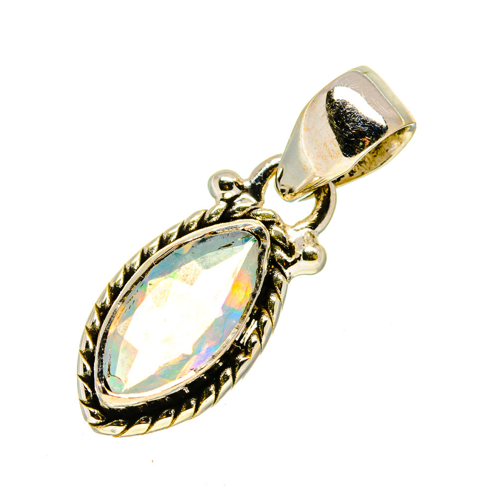 Ethiopian Opal Pendants handcrafted by Anasilvercos - PD748812