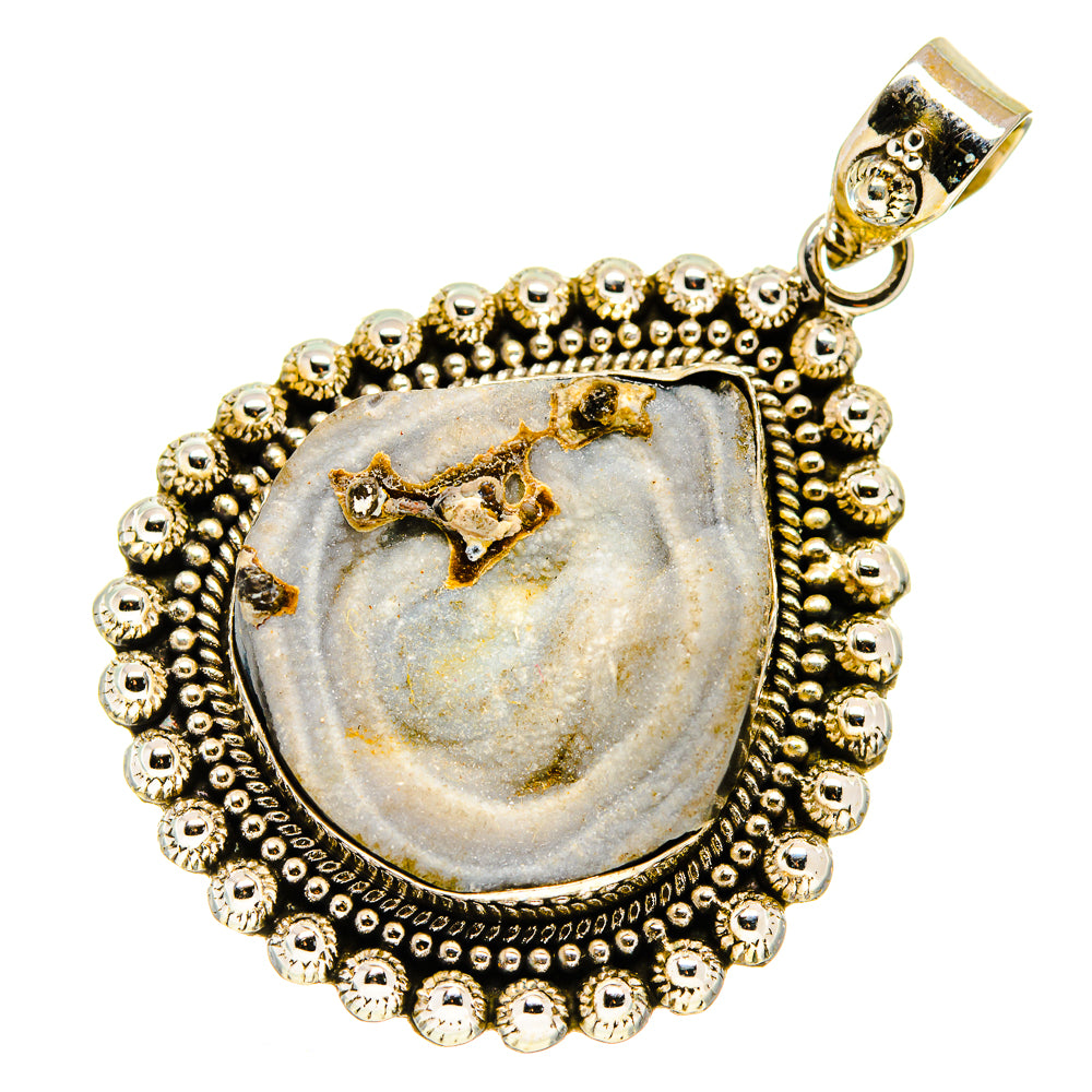 Desert Druzy Pendants handcrafted by Anasilvercos - PD748817
