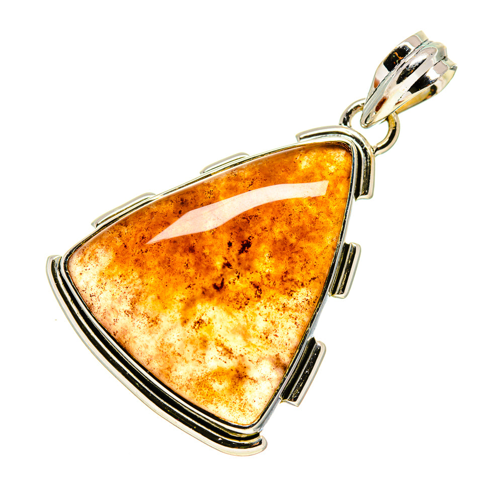 Orange Agate Pendants handcrafted by Anasilvercos - PD748826
