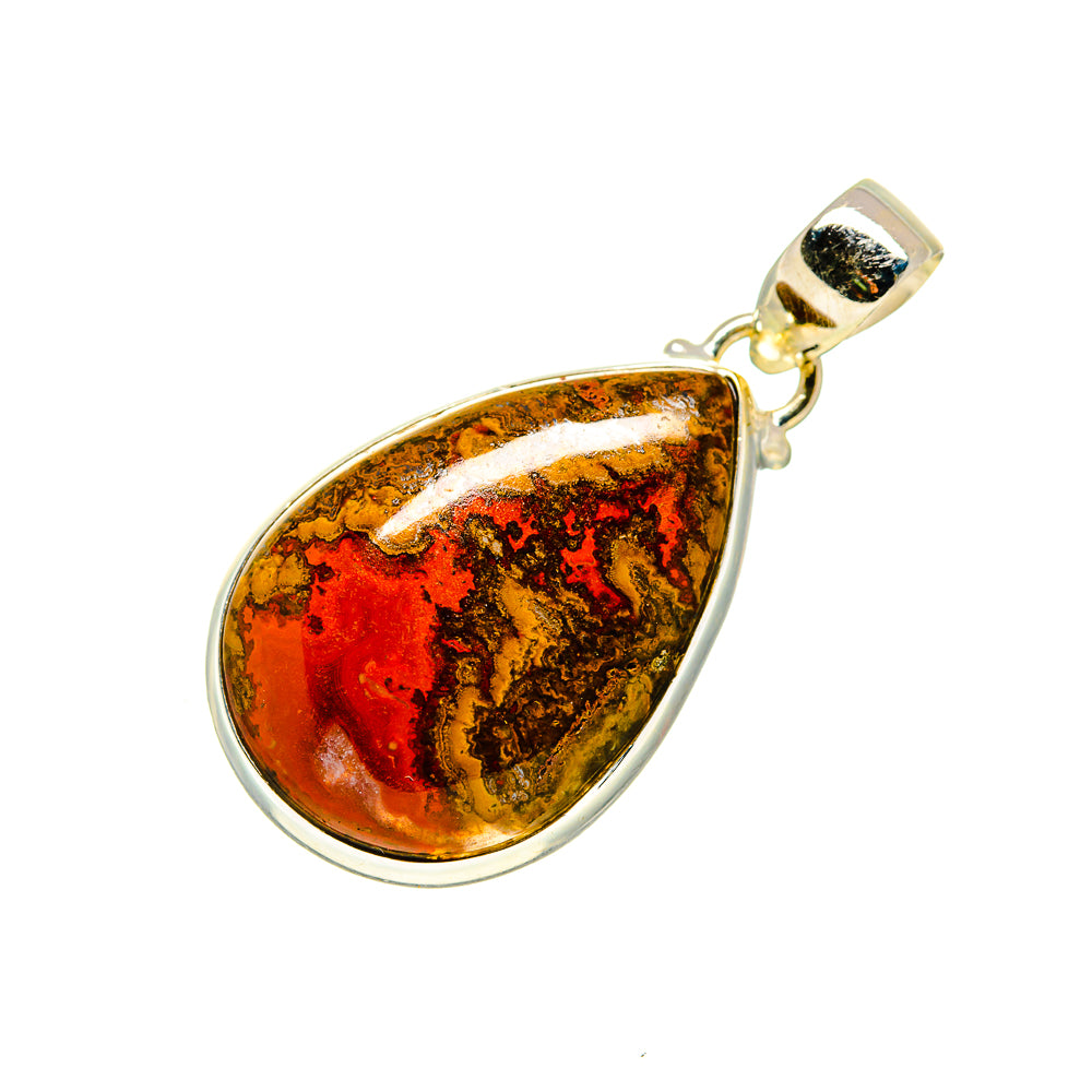 Moroccan Agate Pendants handcrafted by Anasilvercos - PD748852
