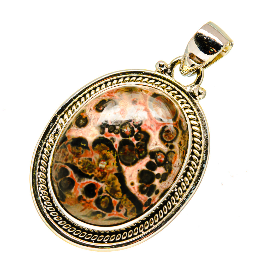 Poppy Jasper Pendants handcrafted by Anasilvercos - PD748900 - Photo 2