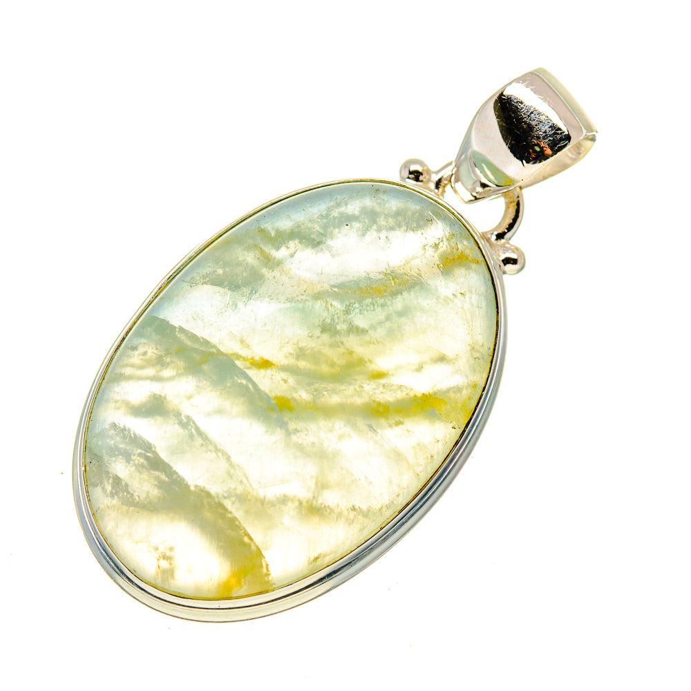 Prehnite Pendants handcrafted by Anasilvercos - PD748907