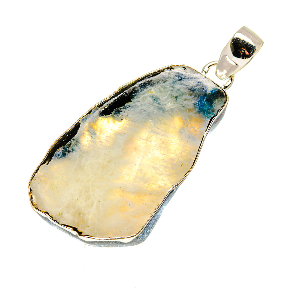 Rainbow Moonstone Pendants handcrafted by Anasilvercos - PD748963