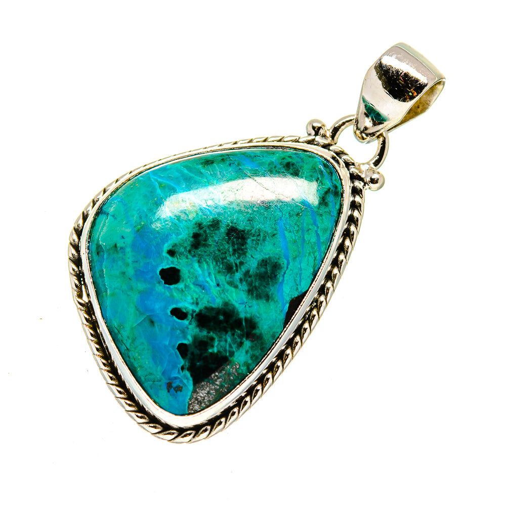 Chrysocolla Pendants handcrafted by Anasilvercos - PD748976