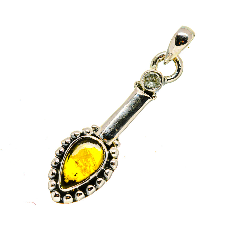 Green Tourmaline Pendants handcrafted by Anasilvercos - PD748994