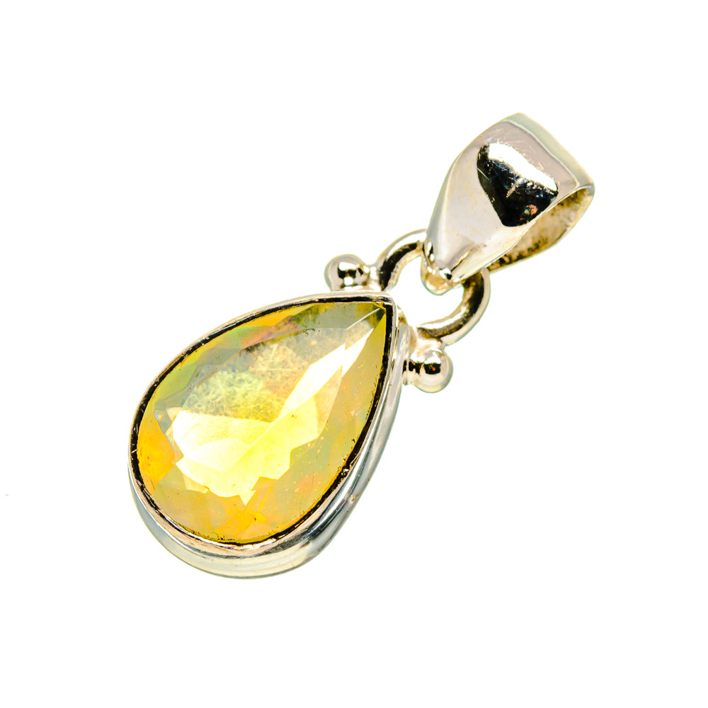 Ethiopian Opal Pendants handcrafted by Anasilvercos - PD749062