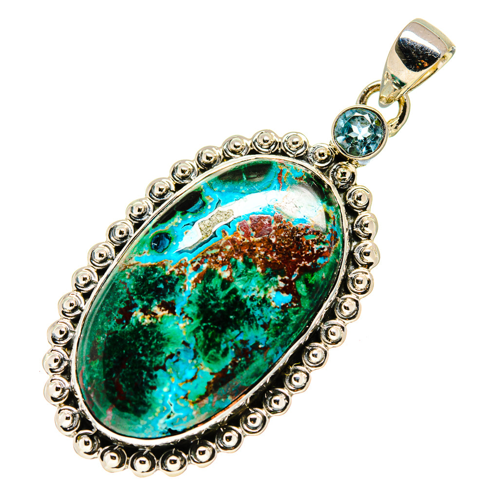 Chrysocolla Pendants handcrafted by Anasilvercos - PD749140