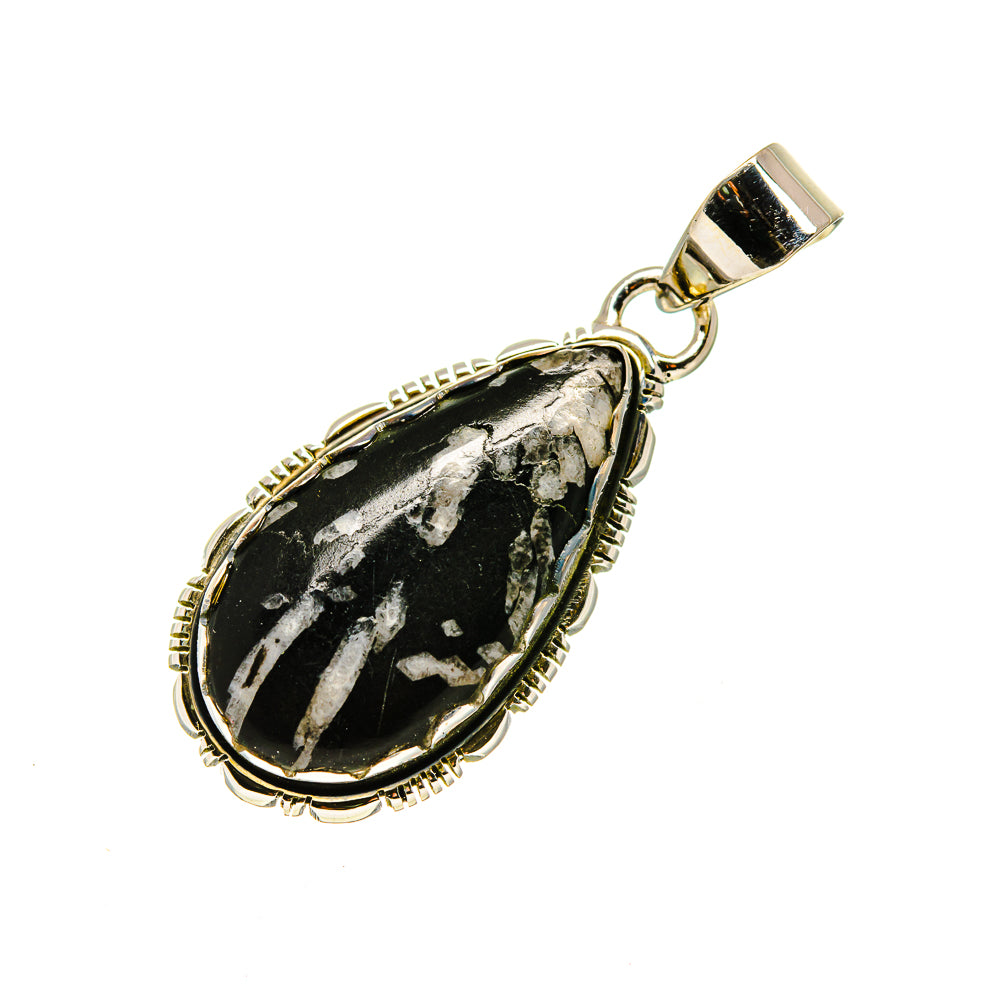 Chrysanthemum Stone Pendants handcrafted by Anasilvercos - PD749144