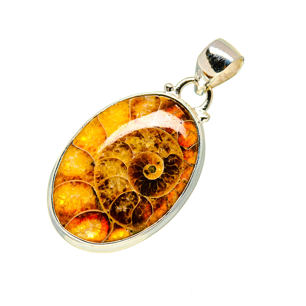 Ammonite Fossil Pendants handcrafted by Anasilvercos - PD749149