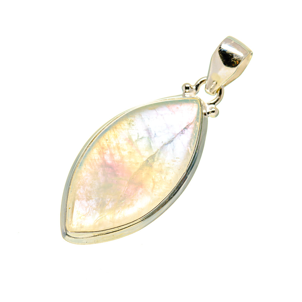 Rainbow Moonstone Pendants handcrafted by Anasilvercos - PD749157