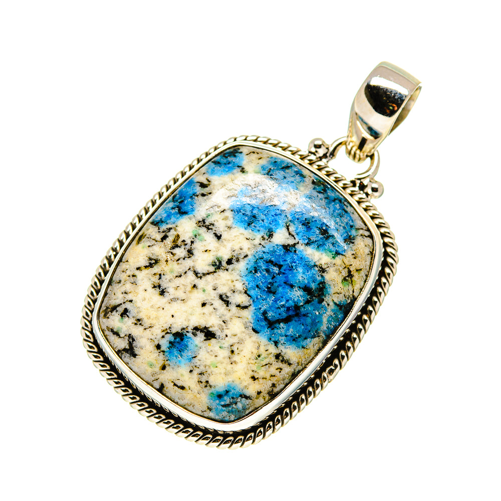 K2 Blue Azurite Pendants handcrafted by Anasilvercos - PD749161
