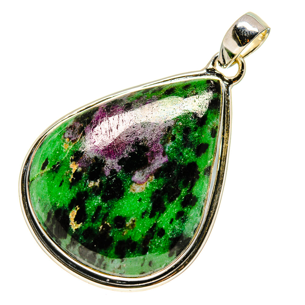 Ruby Zoisite Pendants handcrafted by Anasilvercos - PD749187